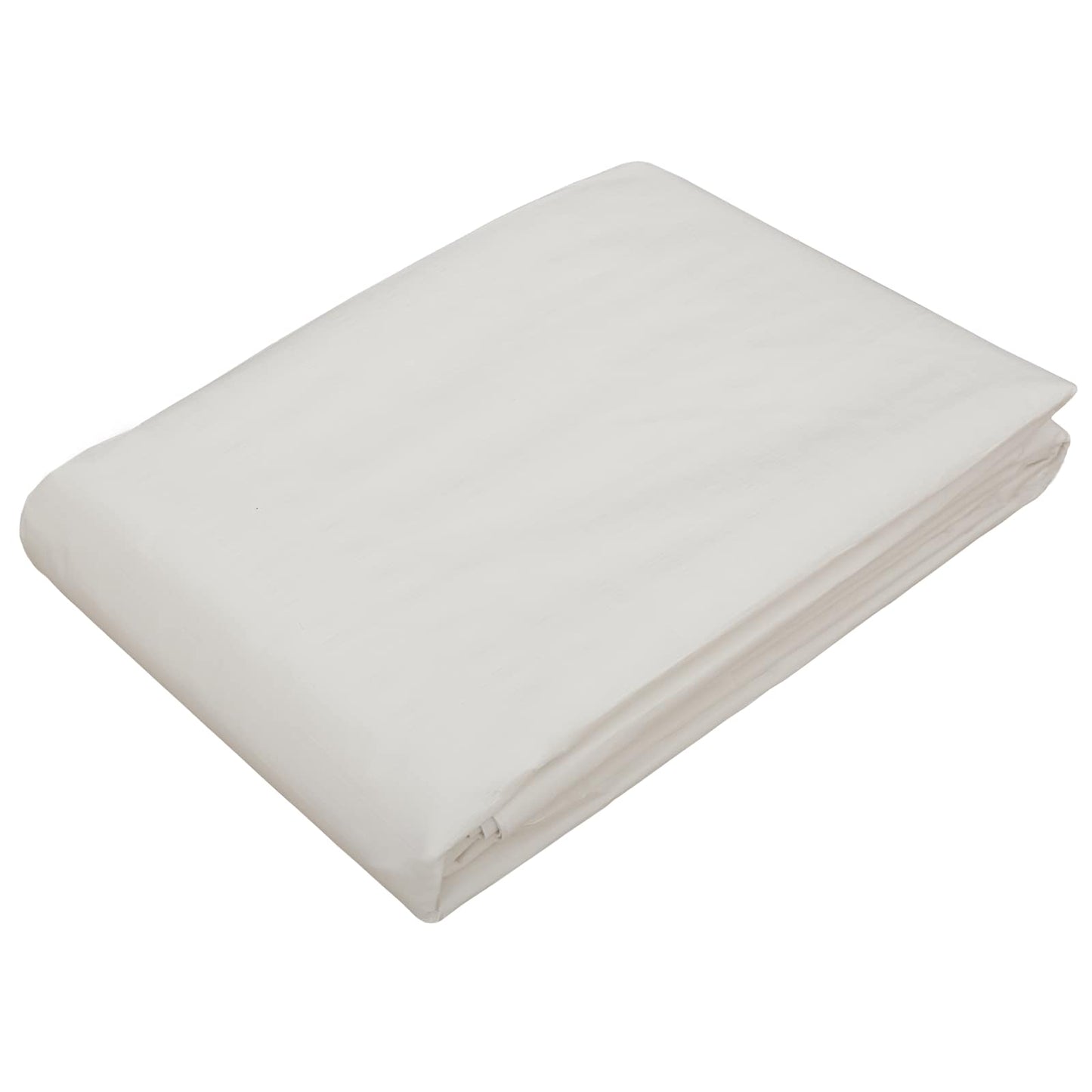 Presenning med øjer Hvid 8 x 10 m 260 gsm PE