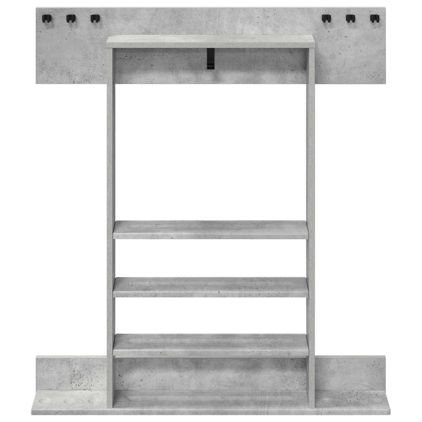 Billardkø støtter Konstrueret træ 93 x 12 x 103 cm Betongrå