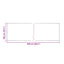 Presenning Transparent 2,5 x 1 m PE