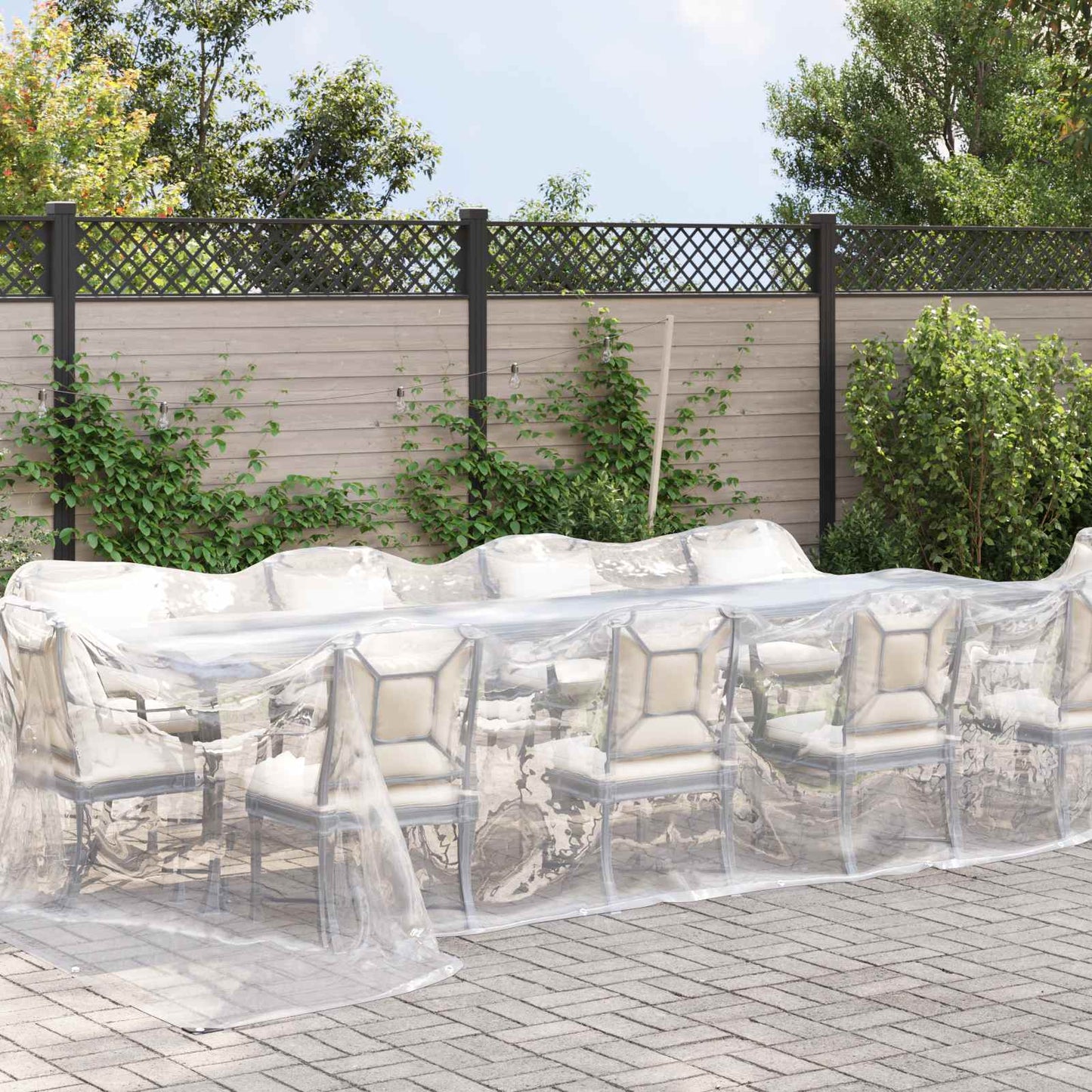 Presenning Transparent 7 x 5 m PE