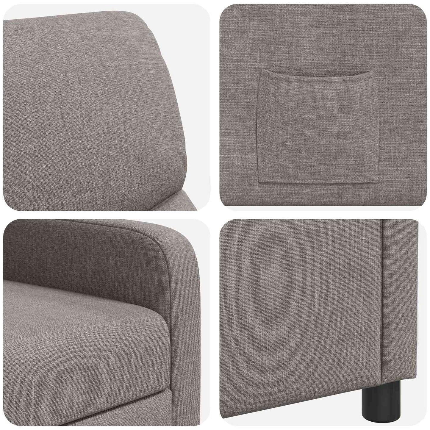 Recliner Gråbrun