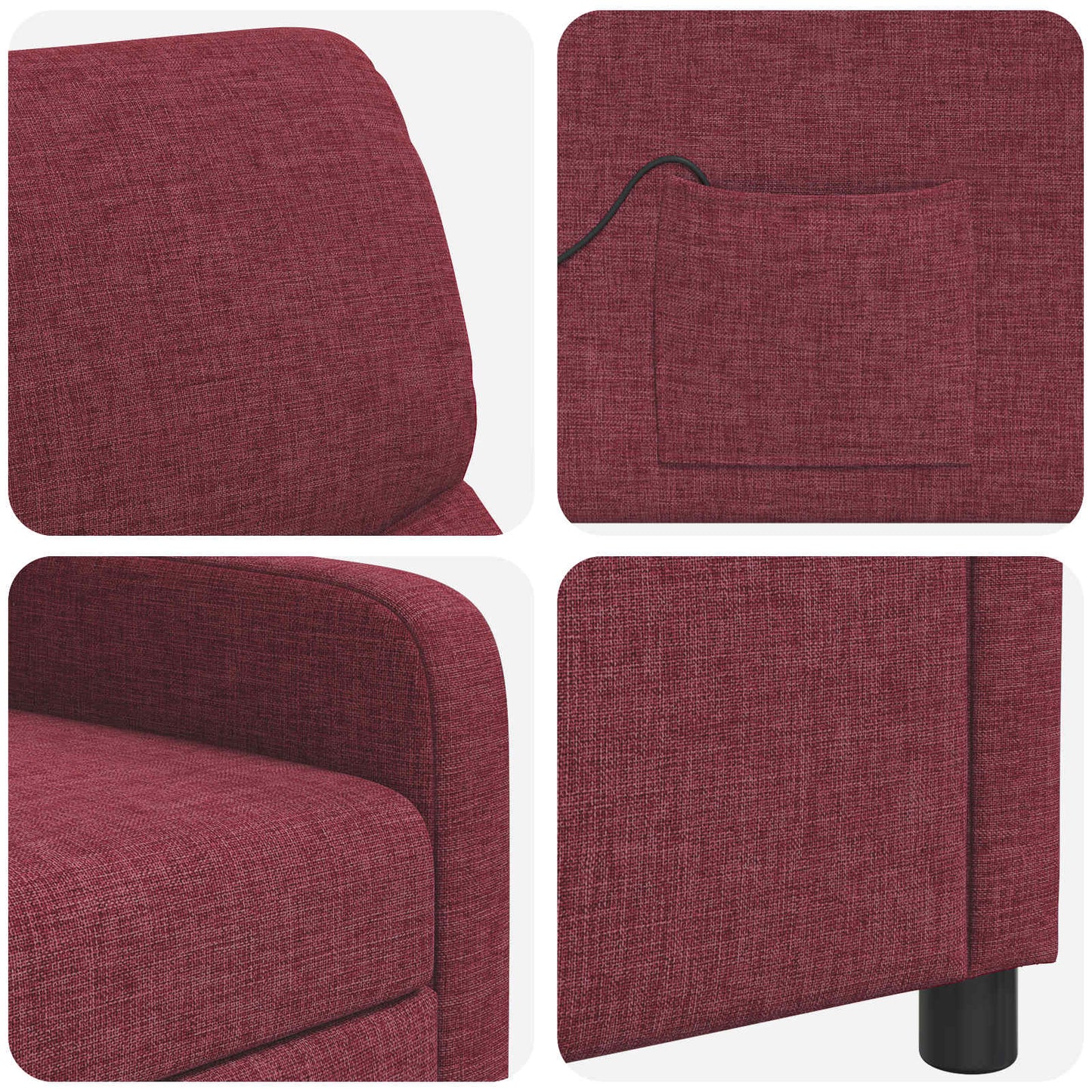 Recliner Vinrød Stof