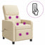 Recliner Cremefarvet Stof