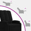 Recliner Sort Stof