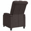 Recliner Mørk Brun Stof