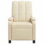Recliner Cremefarvet Stof