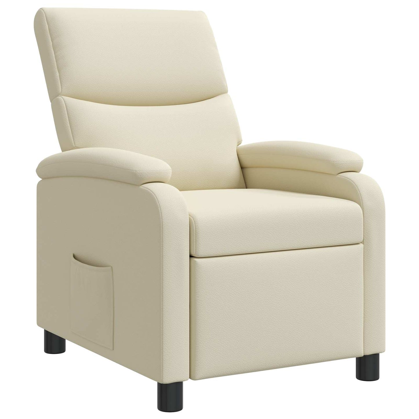 Recliner Cremefarvet Kunstlæder