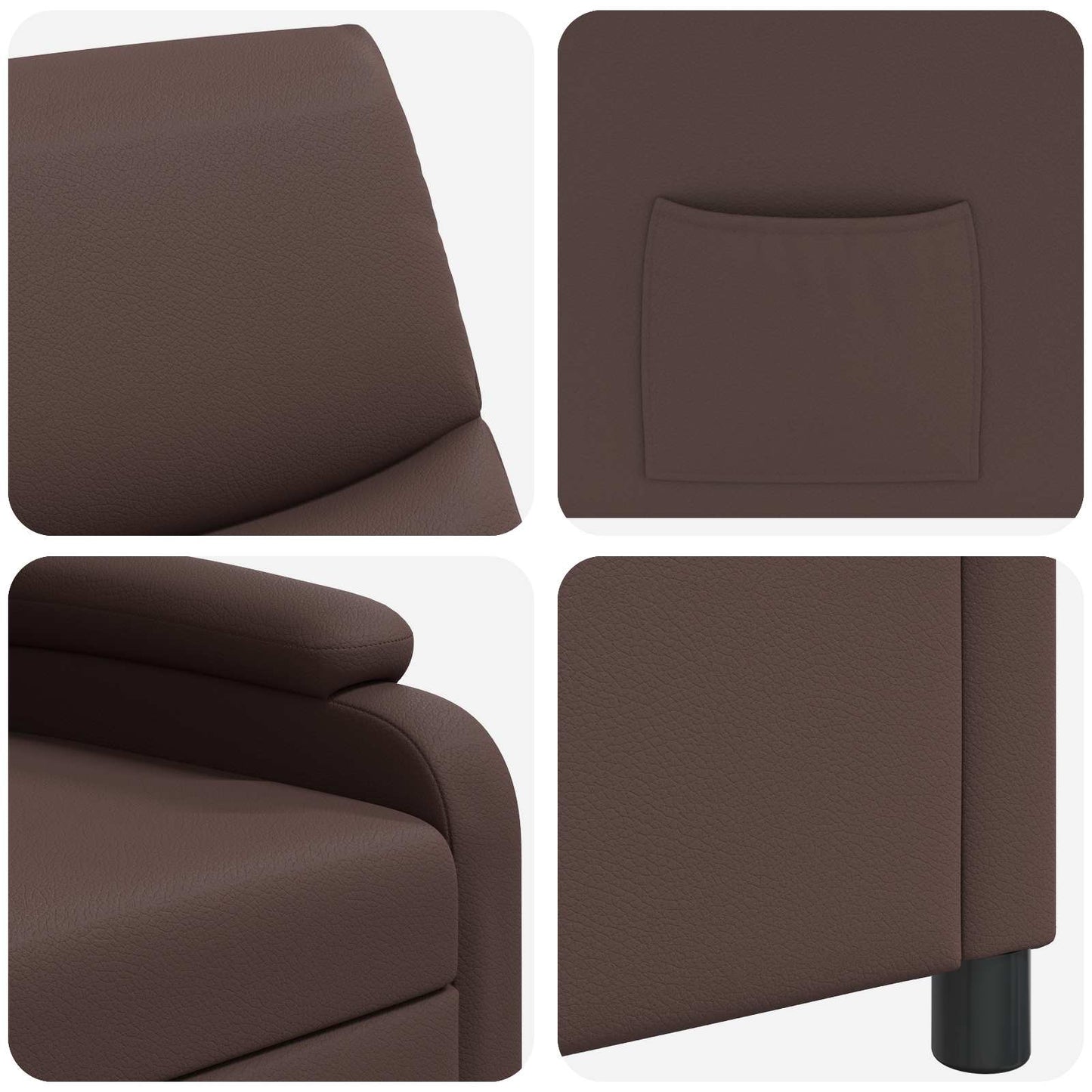 Recliner Brun Kunstlæder