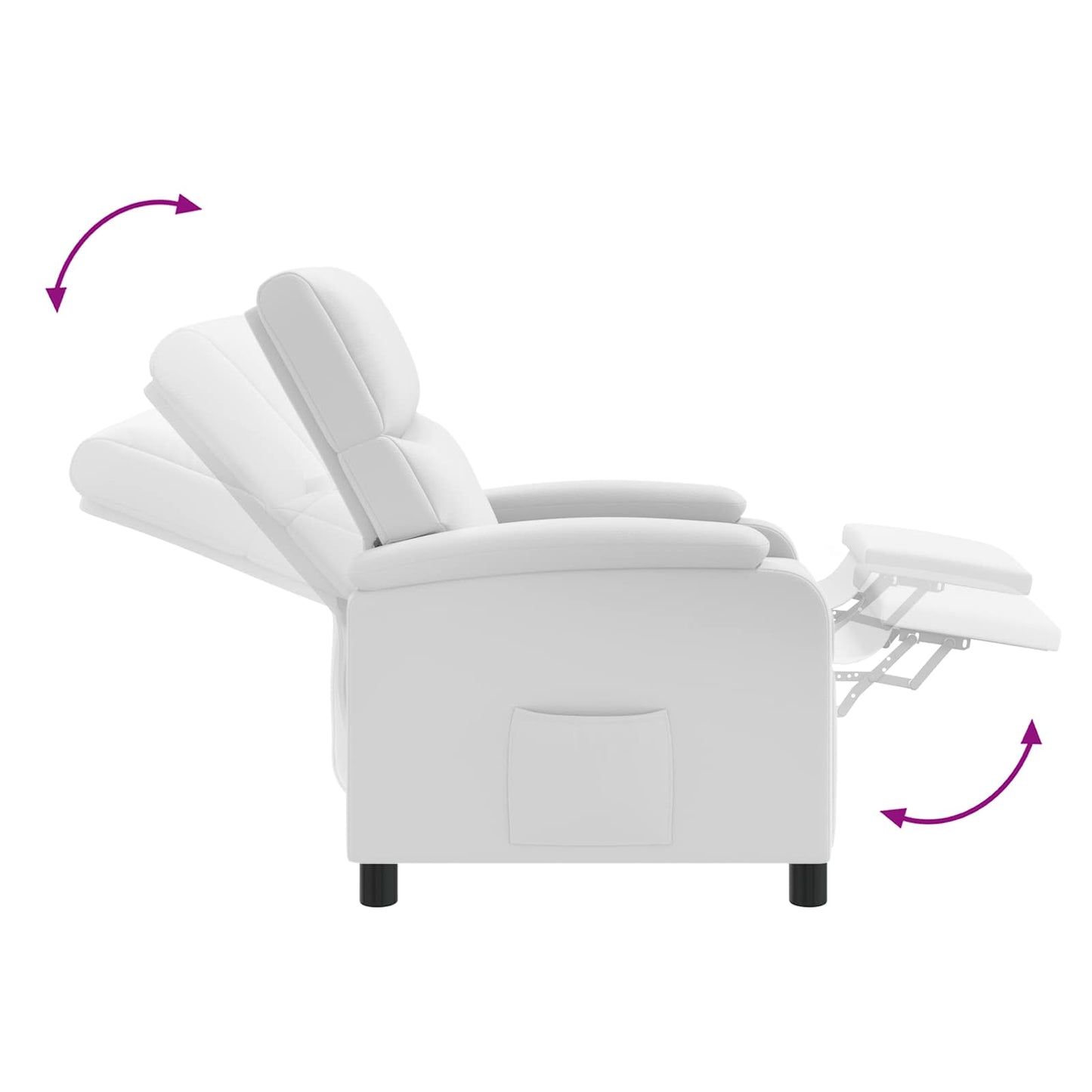 Recliner Hvid Kunstlæder
