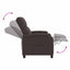 Recliner Mørk Brun Stof
