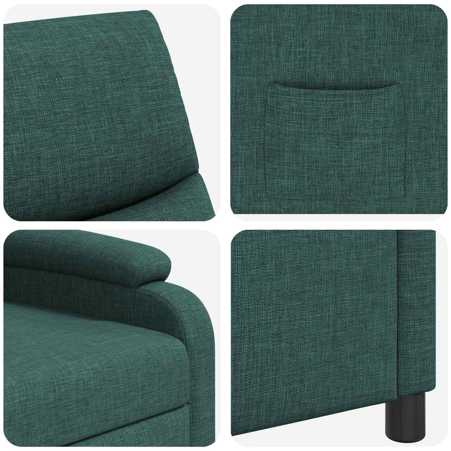 Recliner Mørkegrøn Stof