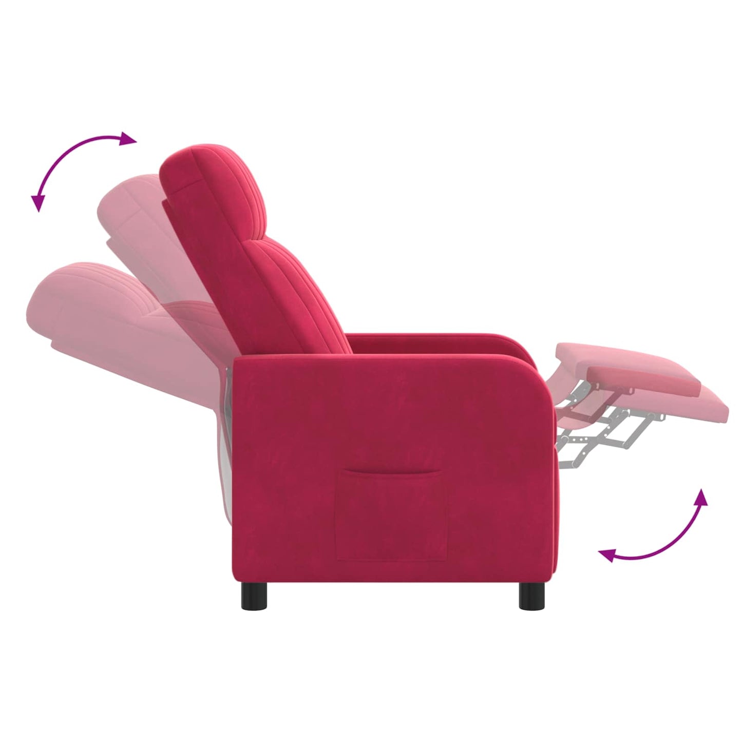 Recliner Vinrød Velour (V)