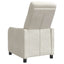 Recliner Cremefarvet Velour (V)