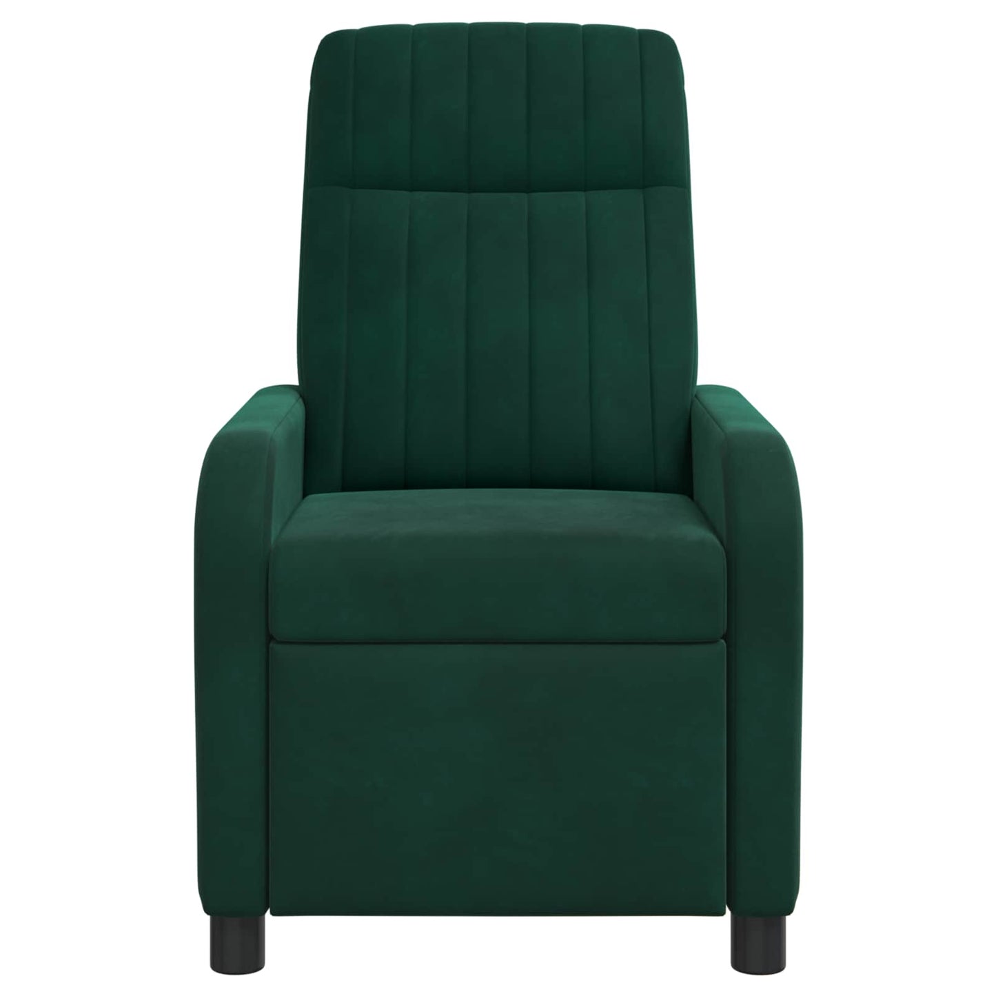 Massage Lænestol Mørkegrøn Velour (V)