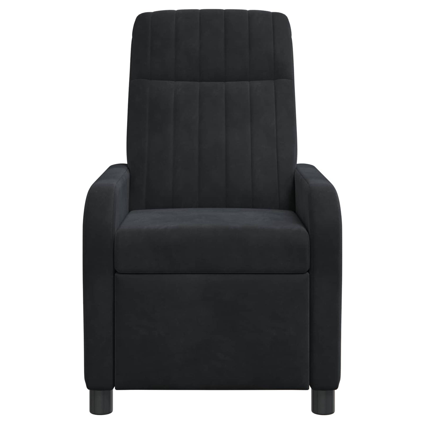 Massage Lænestol Sort Velour (V)