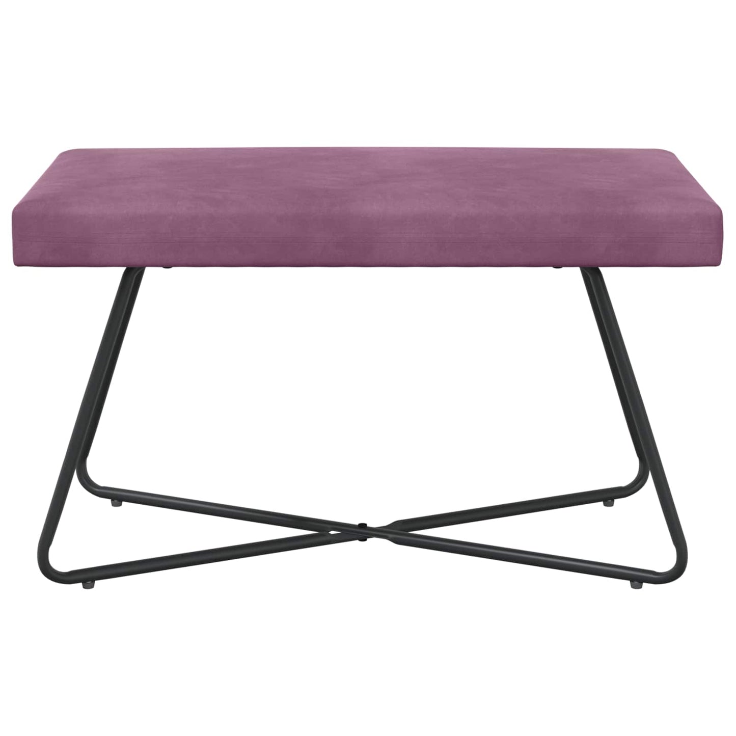 bænk Lilla 80 x 40 x 45 cm Fløjl