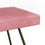 bænk Lyserød 110 x 40 x 45 cm Fløjl