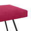 bænk Vinrød 110 x 40 x 45 cm Fløjl