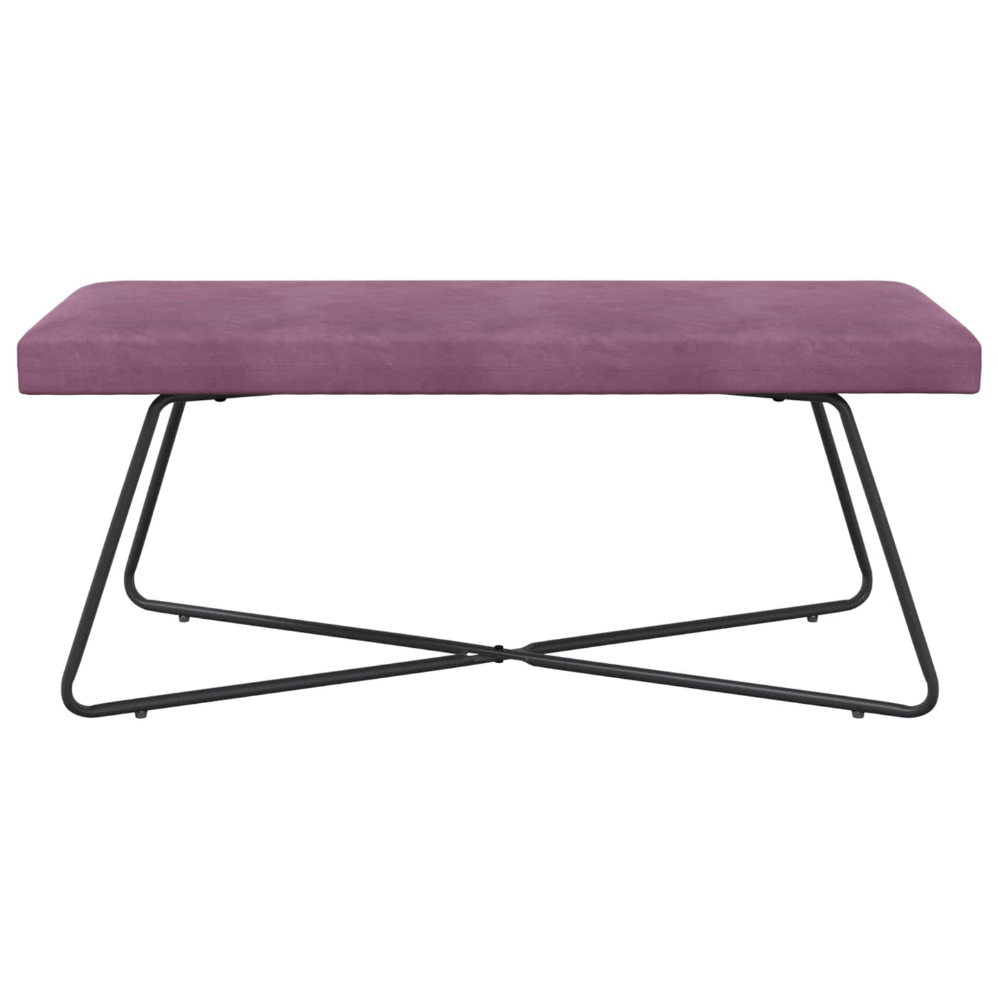 bænk Lilla 110 x 40 x 45 cm Fløjl