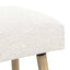 bænk Ensfarvet Cremefarvet 60 x 40 x 45 cm Bouclé