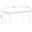 bænk Ensfarvet Cremefarvet 80 x 40 x 46 cm Bouclé