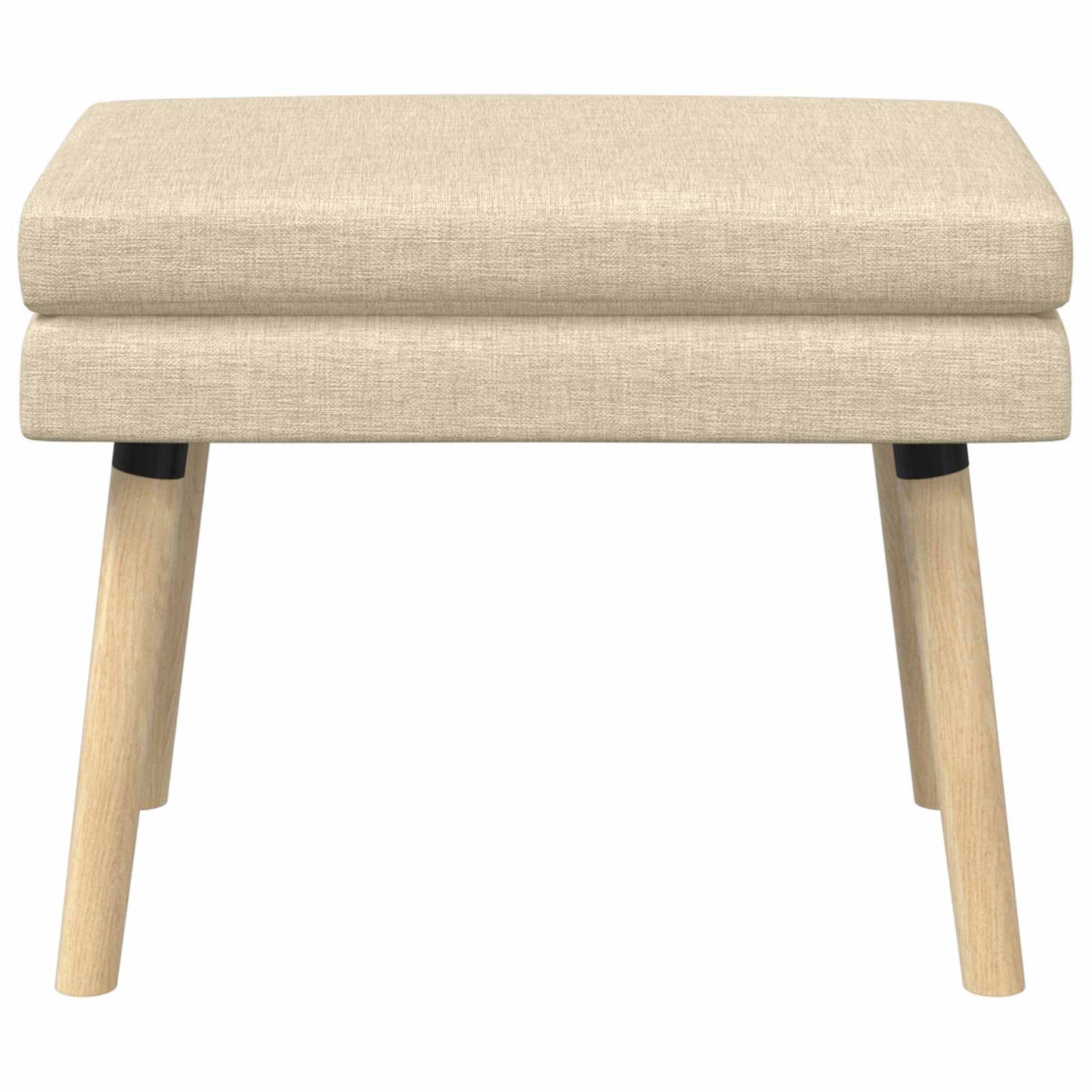 Dobbeltlagret bænk Cremefarvet 60 x 40 x 46 cm Stof