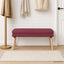 Dobbeltlagret bænk Vinrød 110 x 40 x 47 cm Stof