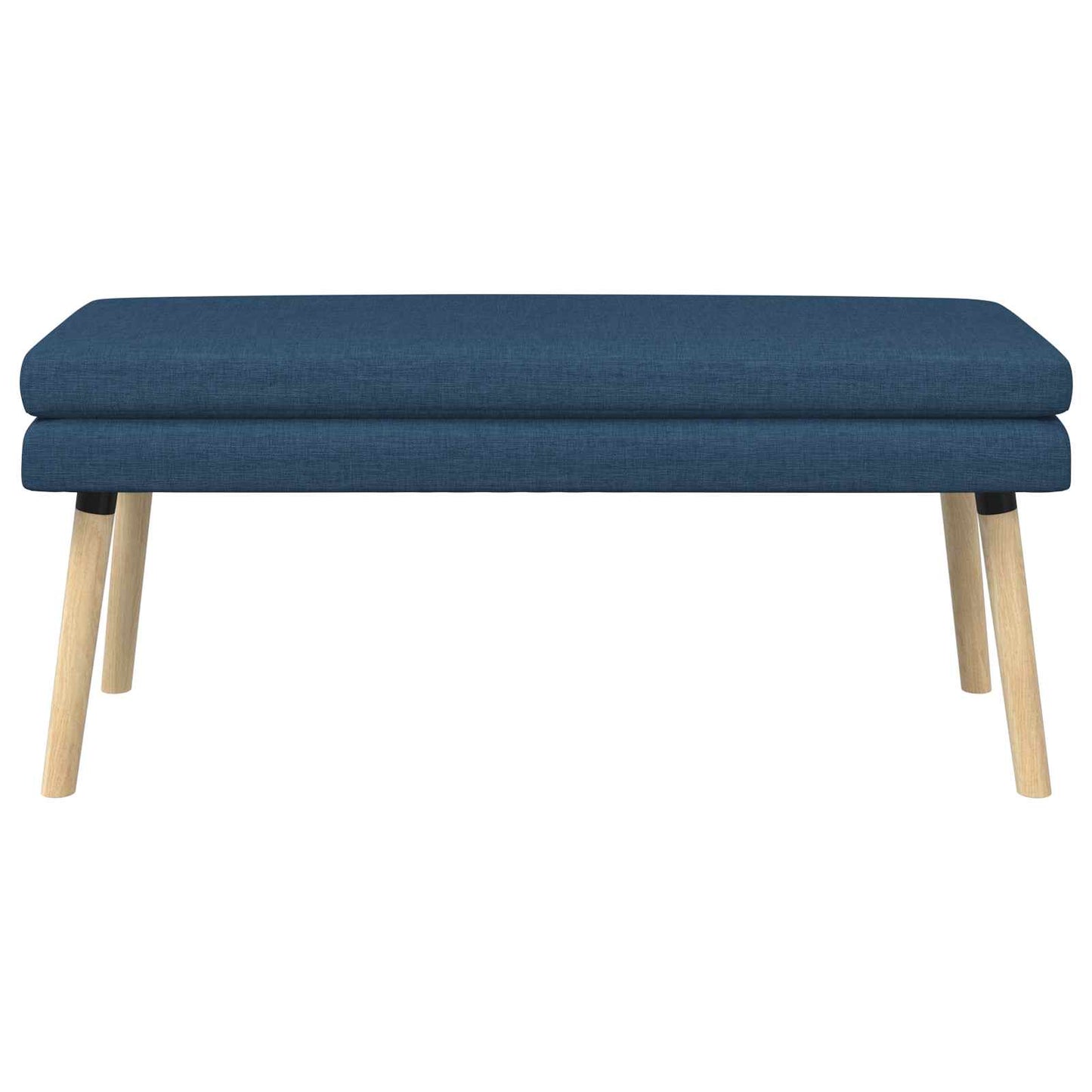 Dobbeltlagret bænk Blå 110 x 40 x 47 cm Stof