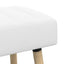 Kanalpuddet Bænk Hvid 60 x 40 x 45 cm Stof