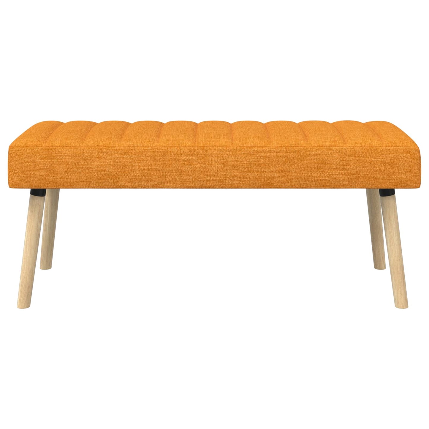 Kanalpuddet Bænk Mørk Gul 110 x 40 x 46 cm Stof