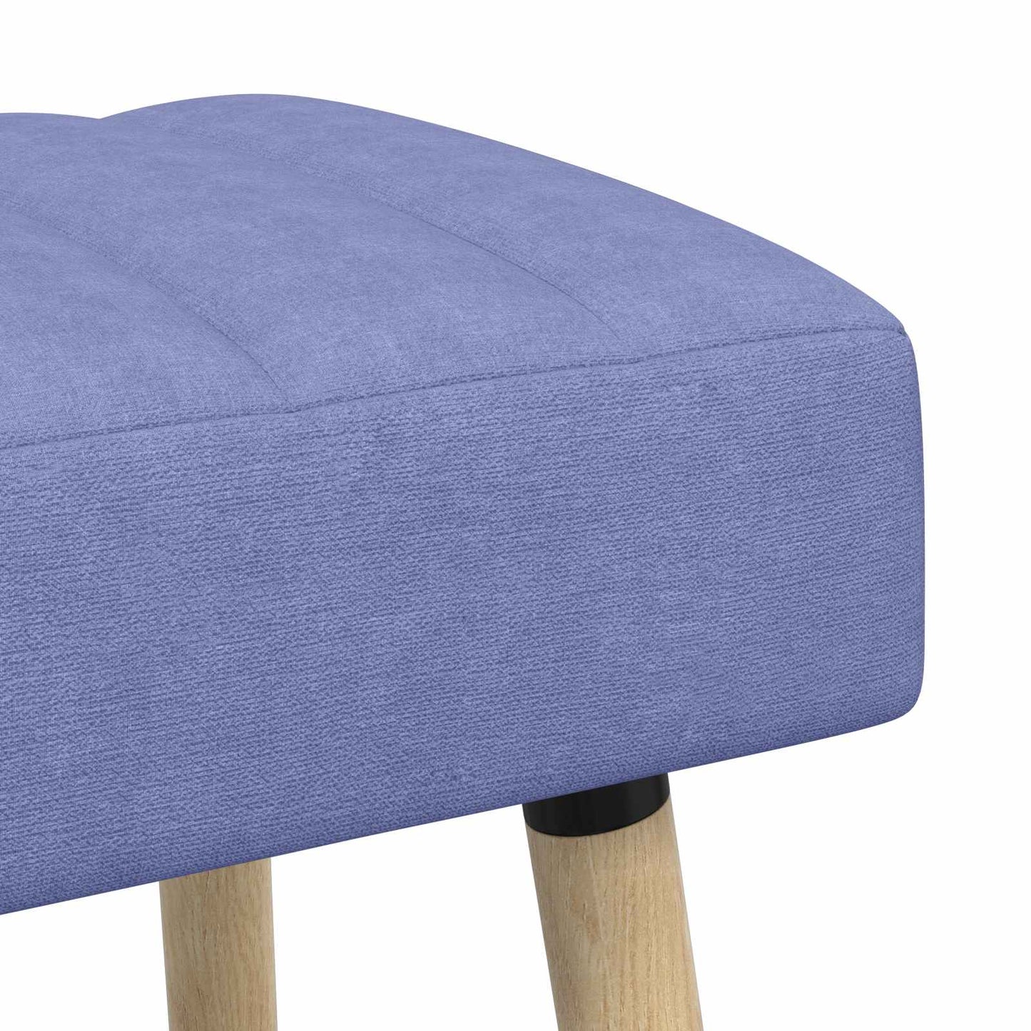 Kanalpuddet Bænk Jeans blå 110 x 40 x 46 cm Stof