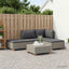 4 stk. Rattan Loungesæt med Puder GENDT Naturlig rattan