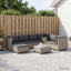 8 stk. Rattan Loungesæt med Puder GENDT Naturlig rattan