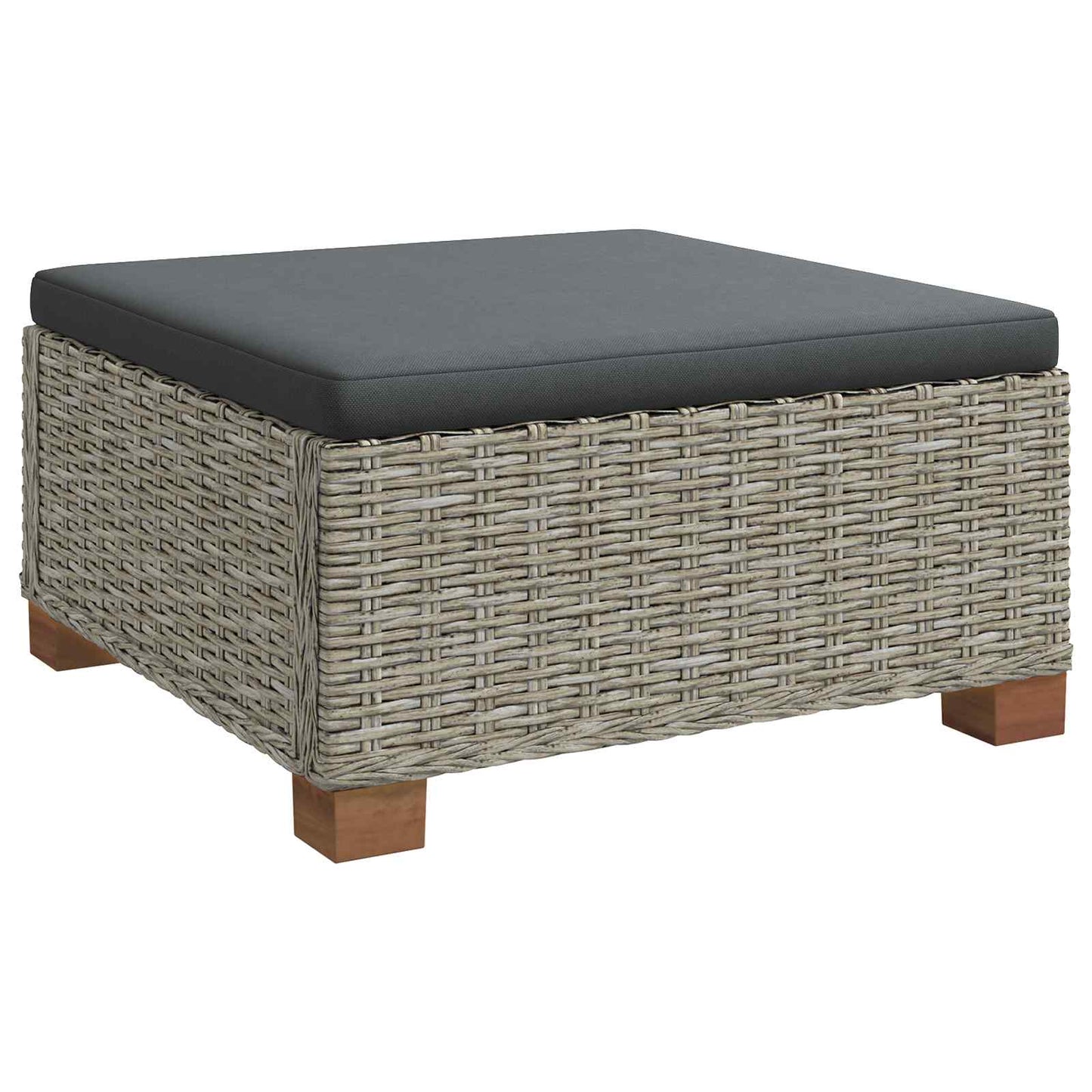 8 stk. Rattan Loungesæt med Puder GENDT Naturlig rattan
