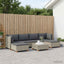 7 stk. Rattan Loungesæt med Puder GENDT Naturlig rattan