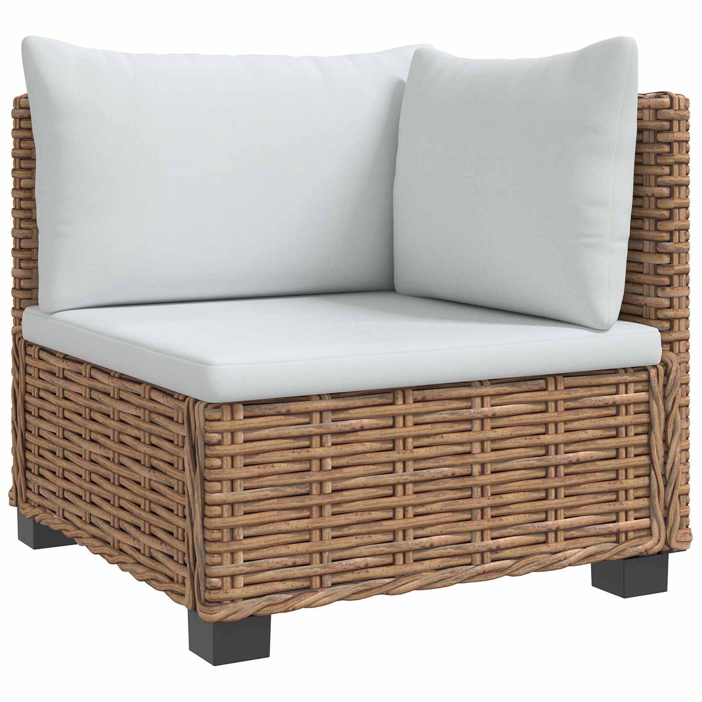 7 stk. Rattan Loungesæt med Puder GENDT Naturlig rattan