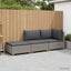 3 stk. Rattan Loungesæt med Puder GENDT Naturlig rattan
