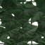 Altanscreen med blade Mørkegrøn 600 x 75 cm Polyethylen og stof