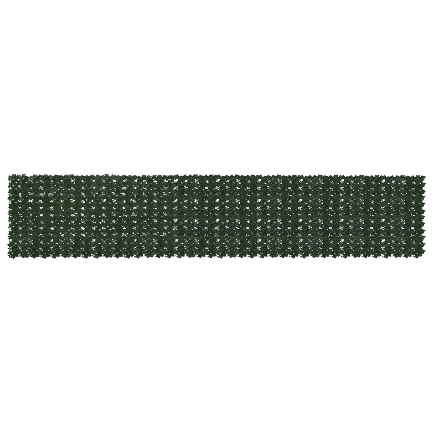 Altanscreen med blade Mørkegrøn 500 x 100 cm