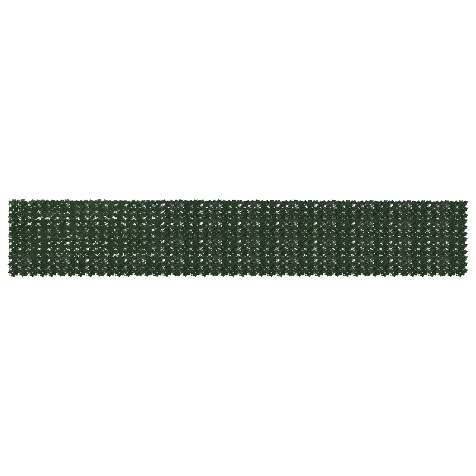 Altanscreen med blade - mørkegrøn 600 × 100 cm privatlivshegn