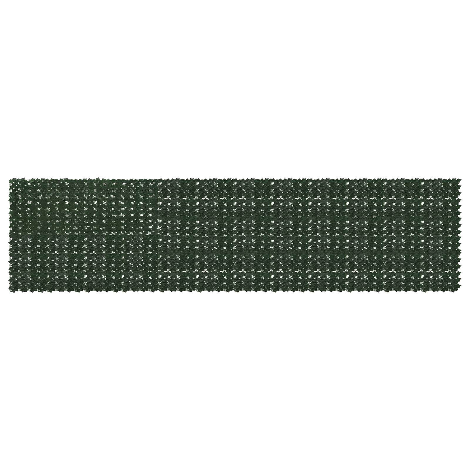 Altanscreen med blade - mørkegrøn 600 × 150 cm