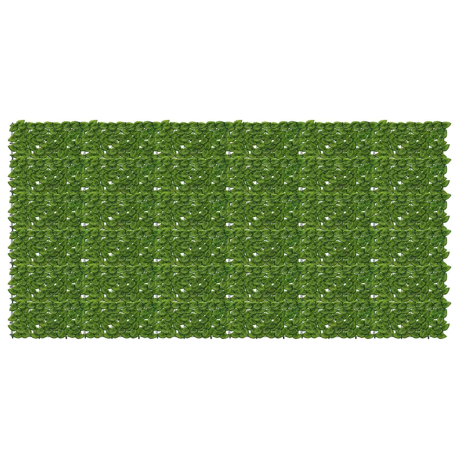 Altanscreen med blade - grøn/gul 300 × 150 cm privatlivsskærm