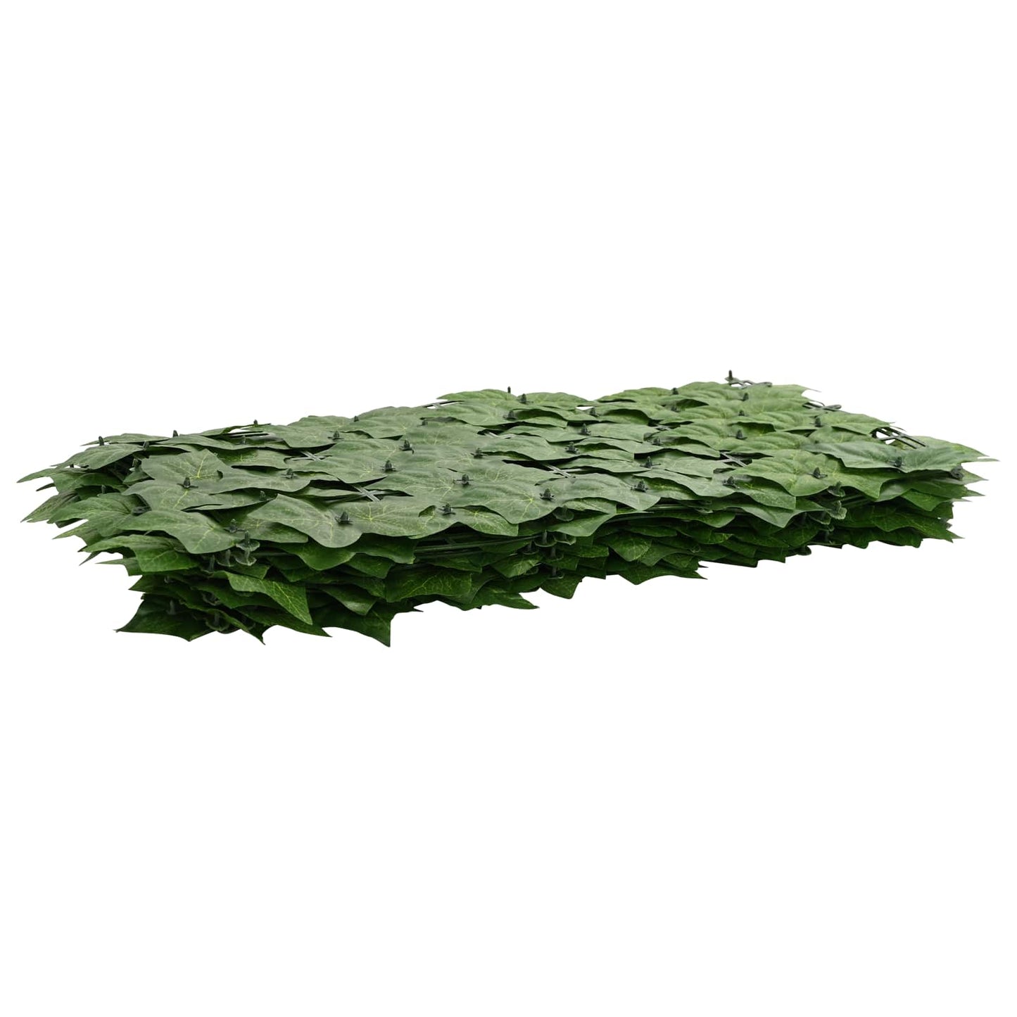Altanscreen med blade Grøn 200 x 75 cm Polyethylen og stof