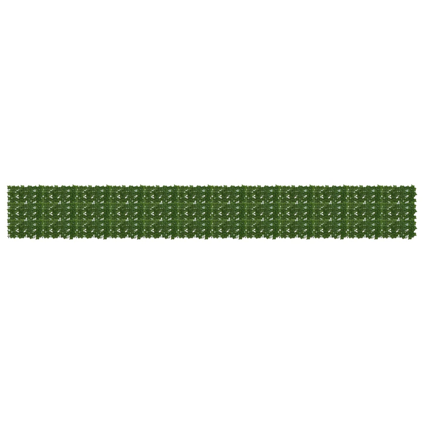 Altanscreen med blade Grøn 600 x 75 cm Polyethylen og stof