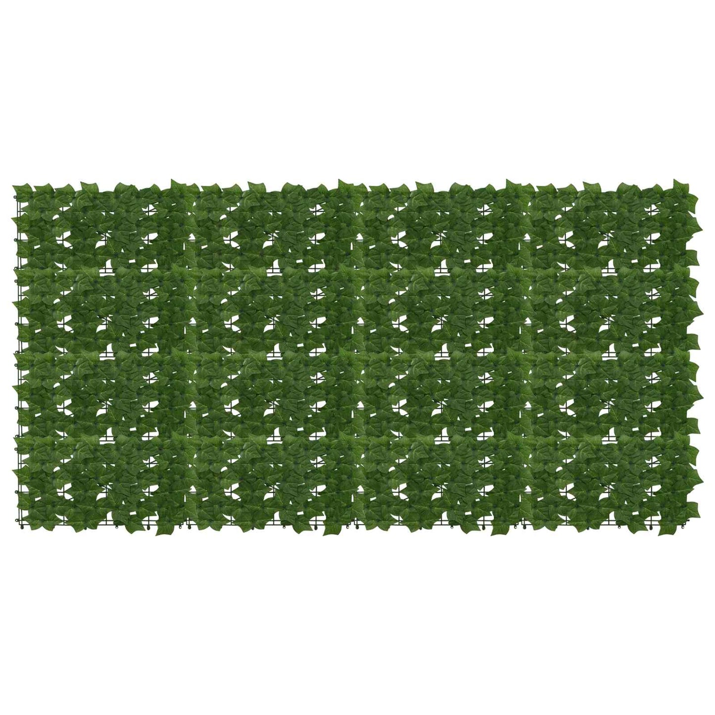 Altanscreen med blade Grøn 200 x 100 cm Polyethylen og stof
