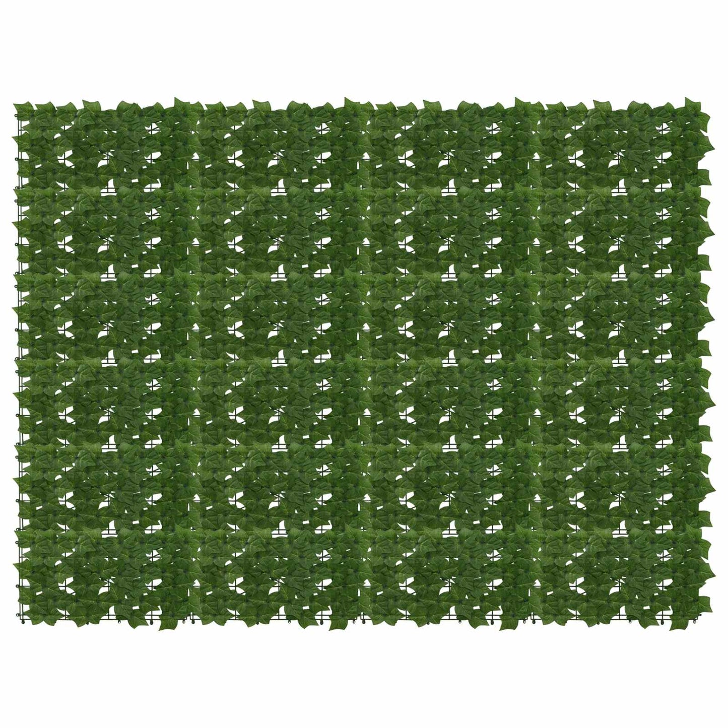 Altanscreen med blade Grøn 200 x 150 cm Polyethylen og stof