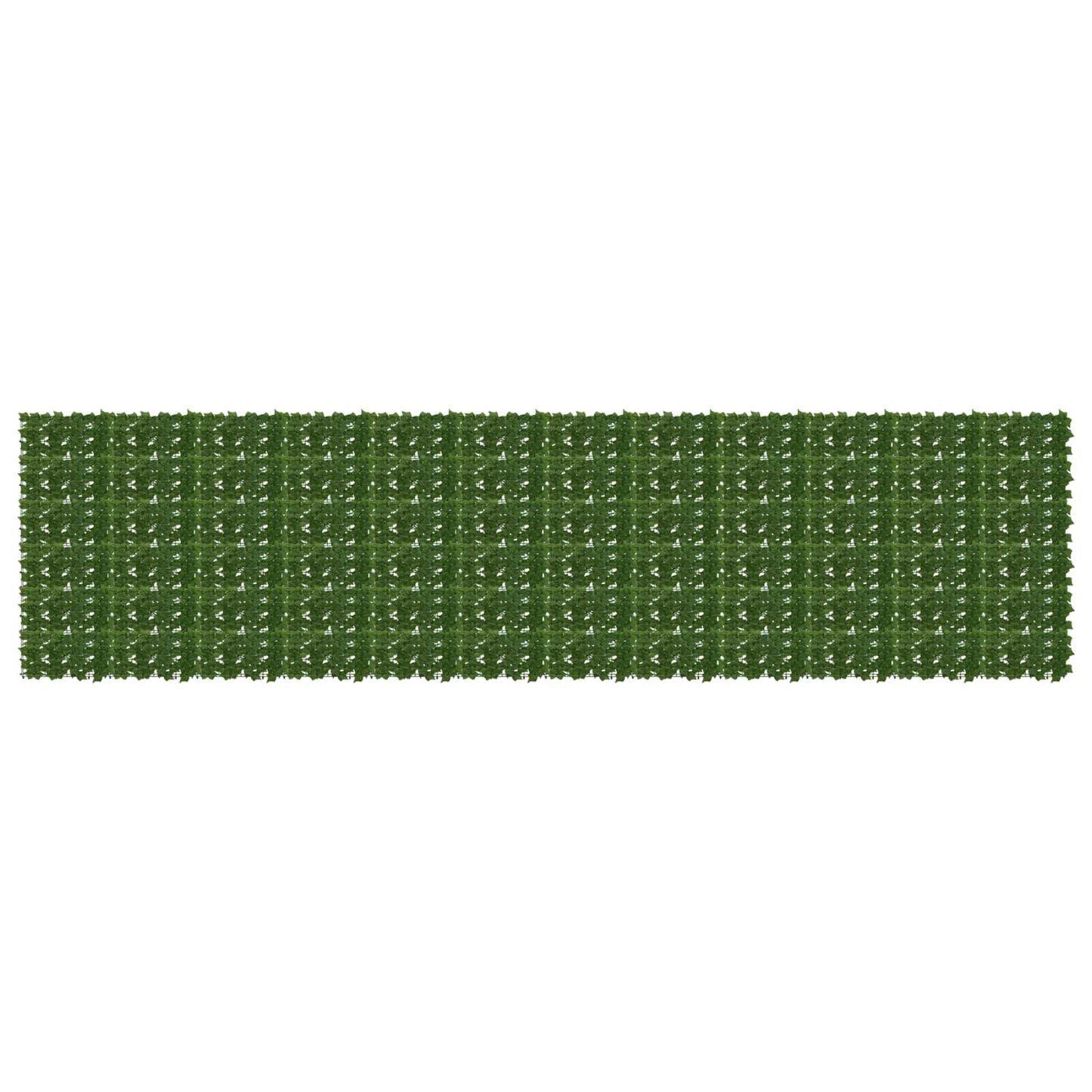 Altanscreen med blade Grøn 600 x 150 cm Polyethylen og stof