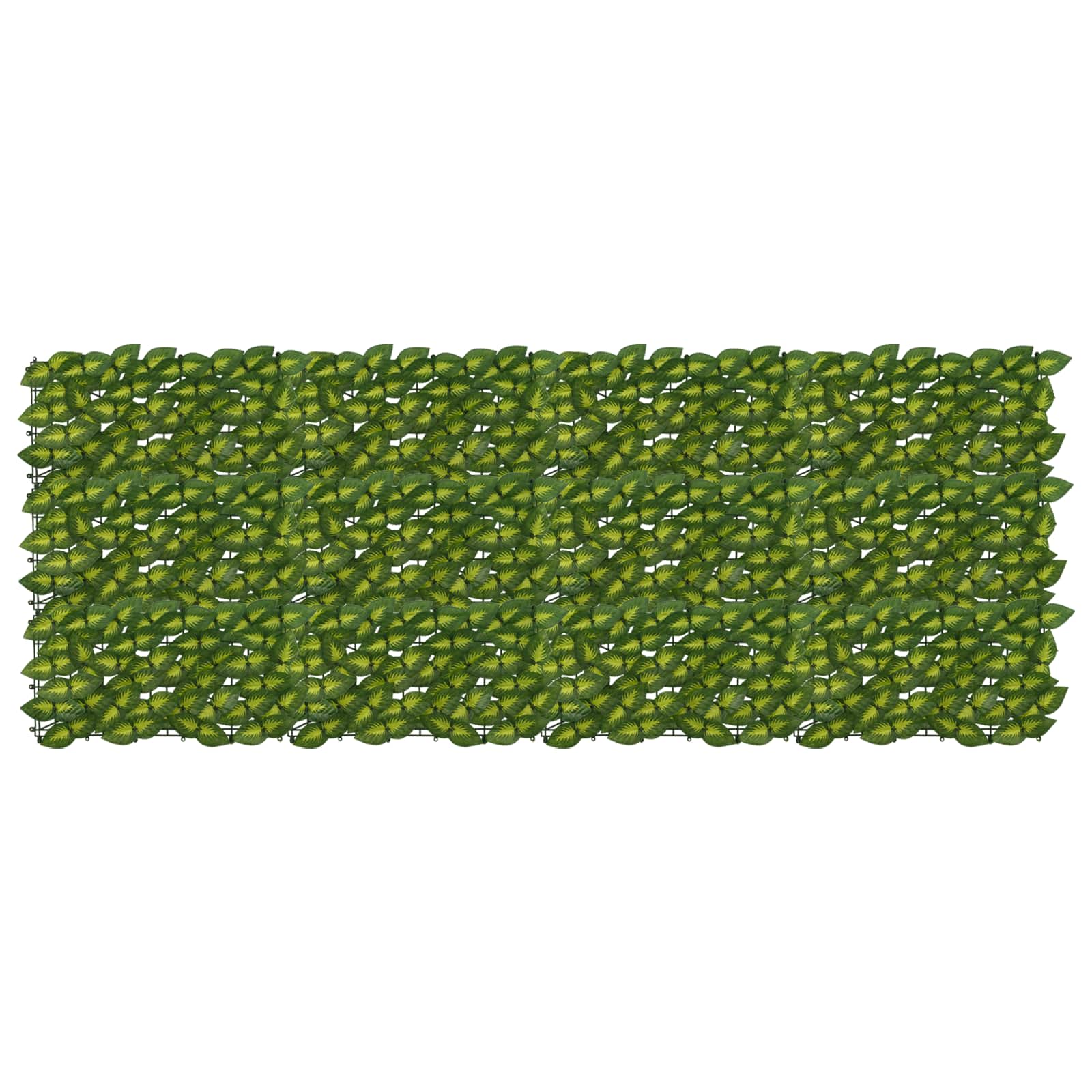 Altanscreen med blade Grøn og Gul 200 x 75 cm