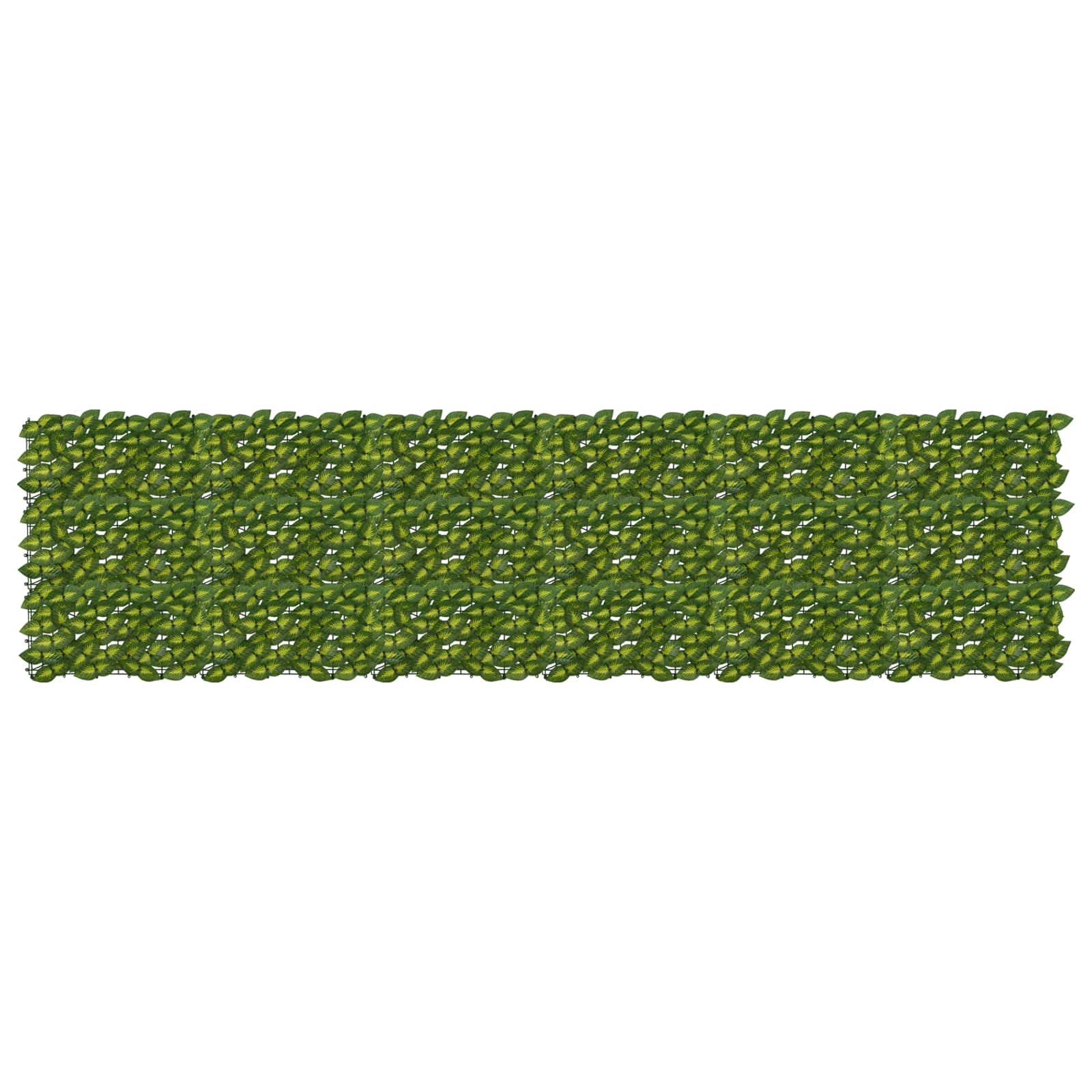 Altanscreen med blade Grøn og Gul 300 x 75 cm
