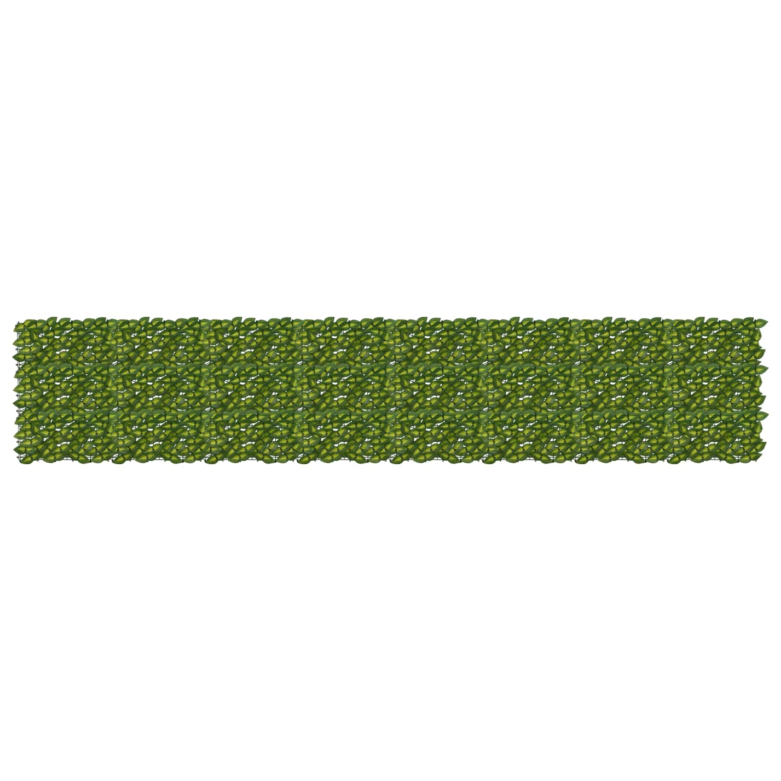 Altanscreen med blade Grøn og Gul 400 x 75 cm
